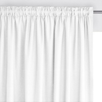 Штора Со сборками 100 хлопок Scenario 220 x 135 см белый LA REDOUTE INTERIEURS  фото, kupilegko.ru